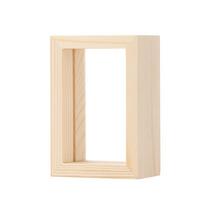 Mini Fashion Art Wooden Photo Frame Picture Holder Vintage small beige