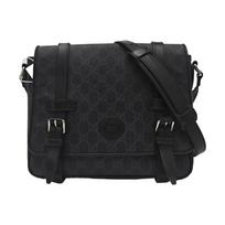 [Pre-Owned] Vintage Logo Leather Messenger Bag - Good #1KD2R5R ONE SIZE