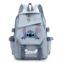 Stitch Backpack for Boys Girls New Style Large Capacity School Bookbag Lilo Stitch blue 4