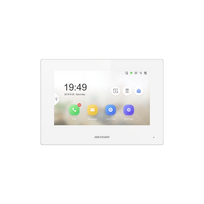 Monitorius SP telefonspynės DS-KH6320-WTE1-W-EU BALTOS, 7'', 1024x600, WiFi, PoE/12V, 8 alarm IN