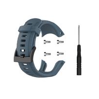 Tinka Suunto 5 vienos spalvos silikoninis dirželis išmaniojo laikrodžio apyrankė madinga patvari apyrankė su įrankiais laikrodžio priedai For Suunto 5 gray