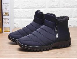 Žieminiai Batai Vyriški Sportbačiai Šilti Medvilniniai Su Užtrauktuku Sniego Ankle Boots, Rudeniniai Laisvalaikio Batai Vandeniui Atsparūs Sniego Batai Nemokamas Pristatymas Batai 42 black