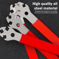 Bicycle Stainless Steel Spoke Wrench Wheel S Tension Correction Repair Tools Bicycle Lacing Tools 1PC red