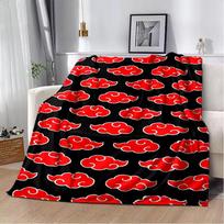 3D N-Naruto Cartoon Anime I-Itachi Flannel Blanket Soft Warm Throw Blanket for Bedroom Living Room Bed Travel Camping Picnic Kid 75x90cm red