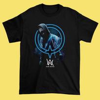 Unisex shirt Cotton Oversize Large Size Alan Walker Black Cotton Shirt Full size S-5XL Unisex L blue