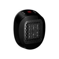 Portable Mini Wall Outlet Electric Space Heater Fan PTC Ceramic Heater with Remote Control LED Display Timer EU Plug Electric Heater(EU Plug) juoda