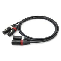MOGAMI 2534 XLR Microphone Cable (0.5m) Red/White Pair