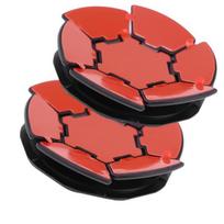 Suction Cup Spacer for Car Cell Phone Holder Strong Adhesive Base Center Console Dashboard Mounting Plate Cell Phone Holder Pad black