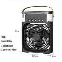 New 3 In 1 Fan AIr Conditioner Household Mini Air Cooler LED Night Light Portable Humidifier Air Adjustment Fan Office Home Fan juoda