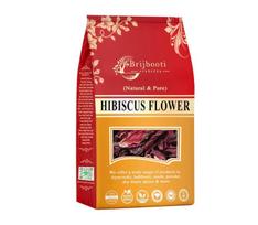 BrijBooti Hibisko Žiedas - Žolelių Arbata - 100 Gramų - Gudhal Phool red
