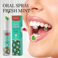 1PC Fresh Mint Oral Spray,Naturally Refreshing Mint.Purify The Mouth And Remove Unpleasant Odors,Lik One Size brown