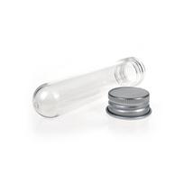 10 vnt. laboratorinis 30 ml gyvūnų bandymų mėgintuvėlio buteliukas su sriegiu užsukamu dangteliu, skaidrus cilindrinis plastikinis daugkartinio naudojimo buteliukas kaukei, saldainiams laikyti 10PCS