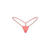SKIMS Solid Color Slim Fit Thong Women underwear PN-MIC-0439-SRB 2XL pink