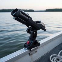 Adjustable Rod Holder Reel Slot 360Degree Rotation Degree Stable Load Bearing Fishing