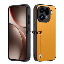 Leather Funda for OPPO Find X9 / X9 Pro Case Luxury Fiber Texture PU-Leather Protection Shockproof Cover Capa OPPO Find X9