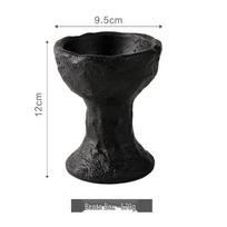 Wabi-Sabi cementinis daugiafunkcis žvakių ir smilkalų laikiklis black