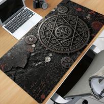 Desk Pad Occult Pentagram Magic Circle Non Slip Rubber Lock Edge Keyboard Pad ESports Gamer Office Laptop Desktop Mat 800x300x2mm