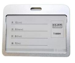 Vardo kortelių dėklas AL 989H 54x85mm sidabr., VKPNOB420020
