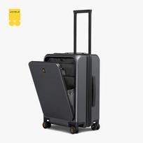 LEVEL8 20-inch PC Hardside Front-Opening Carry-on Luggage gray