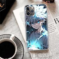 Huner X-Hunters Killua dėklas iPhone 17 Air 16 16E 15 Pro Max 14 Plus 13 Mini telefonui 12 11 7 8 SE, su individualiu spaudiniu iPhone 13