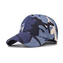 Custom Logo Embroidered Stitching Camouflage Baseball Cap For Men Diy Design Alphabet Lettering Pattern Print Light Plate Cap Unisex Adjustable gray