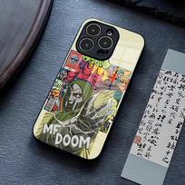 M-MF Rapper D-DOOM Telefono dėklas IPhone 16 Pro Max 17 14 15 Plus 13 Mini 11 12 X XR XS 8 7 Plus SE Stiklinis dangtelis iPhone13 ProMax