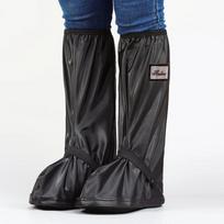 1Pair Overshoes Neperšlampami batų užvalkalai Neslystantys lietaus batai Skaidrūs apsauginiai batai XL juoda