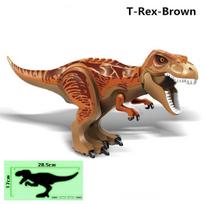 20 CM Didžiulis Raptor statybiniai blokai dinozaurų plytos Tyrannosaurus T-Rex Surinkite vaikams žaislai vaikams Dovanos Kalėdų dovanos blue