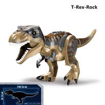 20 CM Didžiulis Raptor statybiniai blokai dinozaurų plytos Tyrannosaurus T-Rex Surinkite vaikams žaislai vaikams Dovanos Kalėdų dovanos gray