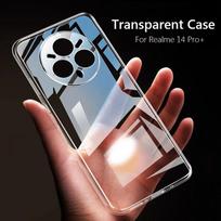 For Realme 14 Pro Plus Realme14 Pro + 5G Realme 14 5G Transparent Soft TPU Phone Case For Realme14X Silicone Clear Back Cover Realme 14 5G brown