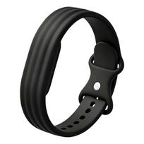 For Google Fitbit Air Screenless Activity Tracker Adjustable Soft Perforated Strap Lightweight for Everyday Exercise Wear black
