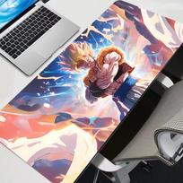 Large Gaming Mouse Pad Dragon Ball Son Goku Anime Pc Computer Gamer Desk Mat For Cs Go Lol Xxl Laptop Kawaii Mousepad 800x400x2mm