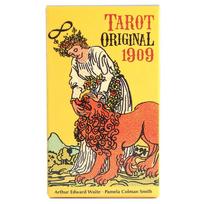 English Original Tarot Deck Of 78 Cards With Manual 12 * 7Cm yellow