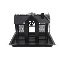 Bird Feeder House Large Size Easy Cleaning Iron Mesh Outdoors Hanging Bird Feeder for Yard Garden juoda