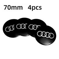 56/60/65/70/75mm Automobilio emblemos Ratų centrinių dangtelių lipdukai Stebulių dangteliai Lipdukas Audi A3 A4 A6 A7 A8 Q3 Q5 Q7 S3 S4 S5 S6 RS3 RS4 Sline