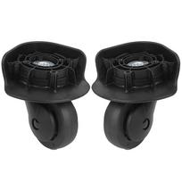 Luggage Mute Wheel A Pair A65 Black Suitcase Mute Wheel Universal Luggage Replacement Outdoor Supplies Mute Suitcase Wheel