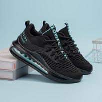 Relax Wear Men's Women's Shoes Thick Sole Casual Sneakers Lightweight Outdoor Sports Footwear 40 black