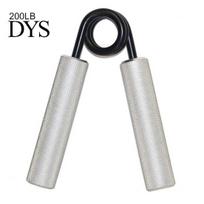 100-300LBS Metal Fitness Hand Forearm Wrist Grip Gripper Trainer Strengthener 200lbs white