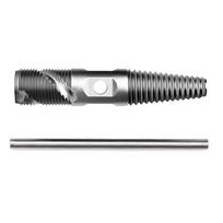 Screw Extractor Double Head Water Pipe Screw Removal Tool 1/2inch 3/4inch Valves Faucet Damaged Water Pipe Removal Tool 1 gray