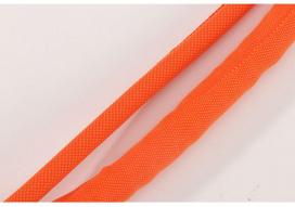 Flame-Resistant Self-Wrapping Braided Wire Sleeve for Cable Protection