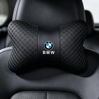 1 vnt. automobilio sėdynės kaklo pagalvėlė, galvos atrama, atraminė pagalvėlė, priedai BMW 1 3 5 7 serijai, X1 X3 X5 F10 F15 F16 F20 M3 M4 E34, lipdukas black