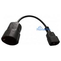 EATON Adapter 10A IEC320 C14 to SCHUKO socket