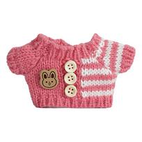 Mini lėlių drabužiai Labubu 17 cm pliušinei lėlei Lėlės drabužių apranga Aksesuarai Poros meilė Juodai baltas megztinis 2 dalių rinkinys Kepurės Krepšiai No Doll