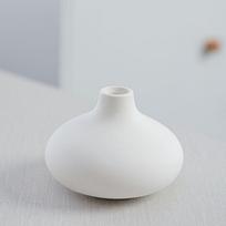 Baltas keraminis mini vazonas Minimalistinis stalo vazonėlis Gėlių pumpurams PASIDARYK pats Grafiti Amatas Hidroponika Džiovintos gėlės Namų estetinis dekoras white