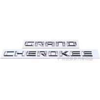ABS modifikuotas raidžių lipdukas Jeep Grand Cherokee automobiliui Logotipas Durų emblema sidabras