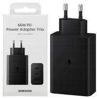 Land. network. Samsung EP-T6530NB PD 65W 3xUSB-C 1xUSB-A black