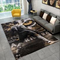 CR7 Ožys Ronaldo Futbolo Žvaigždė Kilimas Žaidimų Kambariui Miegamajam Svetainei Sofai Namų Dekoras, Vaikų Plotas Kilimas Neslystantis Grindų Kilimėlis Dovana 40x60cm
