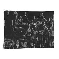 The Vampire Diaries Damon Salvatore Blanket Soft Warm Flannel Throw Blanket Plush for Bed Living room Picnic Travel Home Sofa Size: 75*100cm, Weight: 280 GSM