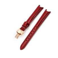 Originalios odos moteriškas laikrodžio dirželis 1853 Tissot t094 flameco serijai t 094210 laikrodžio apyrankė minkštas pralaidus orui 12 mm laikrodžio juosta 12mm brown