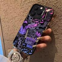 Graffiti Apple 17 ProMax iPhone Case - Vibrant & Compatible with iPhone 16/15/14/13, European & American Style iPhone 15 Pro Max black
